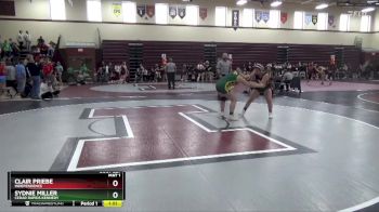 170 lbs Round 3 - Sydnie Miller, Cedar Rapids Kennedy vs Clair Priebe, Independence