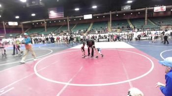 46 lbs Quarterfinal - Leo Clark, Stout Wrestling Academy vs Jason Easley, Team Oklahoma