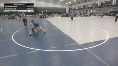 175 lbs Cons. Rd Of 16 - Griffin Goins, Threestyle vs Joshua Kotalik, Sandwich Wrestling Club