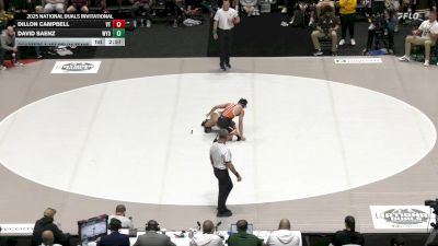 133 lbs Quarters & 1st Wb (16 Team) - David Saenz, Wyoming vs Dillon Campbell, Virginia Tech