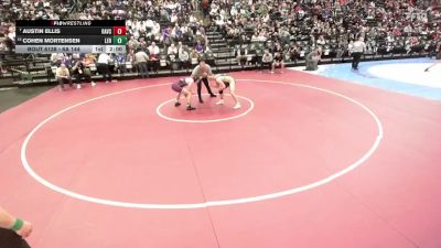 6A 144 lbs Quarterfinal - Austin Ellis, Davis vs Cohen Mortensen, Lehi