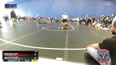 110 lbs Round 1 (4 Team) - Brecken Grav, Firebird Elite vs Braelyn Allen, OpenMats Wrestling Club