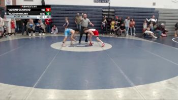90 lbs Semifinal - Adrian Caywood, Bulldog Wrestling Club vs Eli Armstrong, East Idaho Elite Wrestling Club