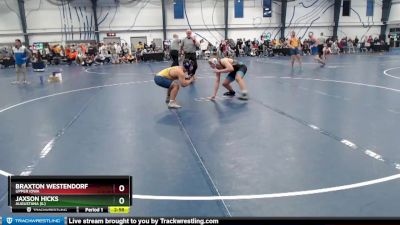 Silver 184 lbs Cons. Semi - Jaxson Hicks, Augustana (IL) vs Braxton Westendorf, Upper Iowa