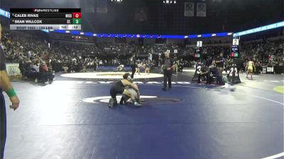 120 lbs Consi Of 4 - Caleb Rivas, Mission Oaks (CS) vs Sean Willcox, St. John Bosco (SS)