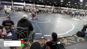 138 lbs Consi Of 16 #1 - Sergio Gomez, Sunkist Kids Monster Garage vs Julian Solis, Church Boyz