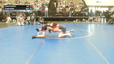 140-H lbs Consi Of 32 #1 - Joseph Monto, Lakeland vs Tyler Mann, MacArthur