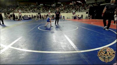 64 lbs Consi Of 8 #2 - Zoey Lockhart, Shawnee Takedown Club vs Tyler Thomas, Choctaw Ironman Youth Wrestling