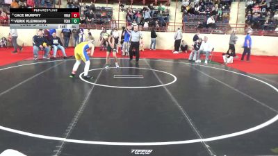 135_B lbs Consi Of 16 #2 - Cace Murphy, Franklin Regional vs Verik Kleinhaus, Penn Manor