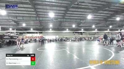 108 lbs Round Of 64 - Kaiden Pomraning, Mayfield Mat Academy vs Santino Martinez, NM Beast