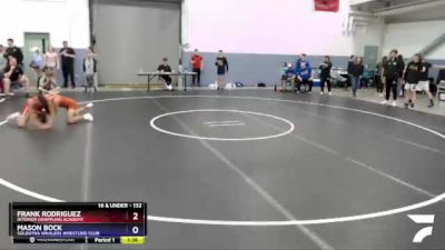 132 lbs Round 3 - Frank Rodriguez, Interior Grappling Academy vs Mason Bock, Soldotna Whalers Wrestling Club