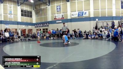 68 lbs Round 2 (4 Team) - Jacob Morrow, Franklin Central Wrestling Club vs Leonidas Brierly, Columbus North Wrestling Club