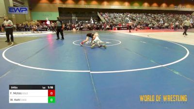 84 lbs Round Of 32 - Frank Motes, Gold Rush Wrestling Academy vs William Kehl, Chester