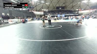 Girls 4A 235 lbs Cons. Round 3 - Symaran Sivaivai, Skyview (Girls) vs Naomi Locke, Skyline (Girls)