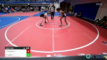 126 lbs Semifinal - Teric Hussaini, Tulsa Blue T Panthers vs Austin Foster, Sallisaw HS