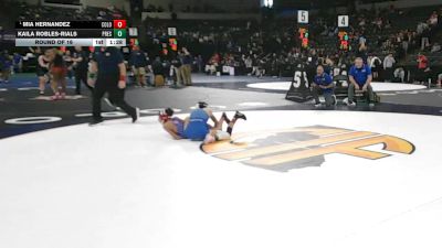 100 lbs Round Of 16 - Mia Hernandez, Colony (SS) vs Kaila Robles-Rials, Presentation (CC)