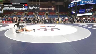 138 lbs Cons. Sub-rd Of 16 - Drake Wood, AL vs Connor Allison, MD