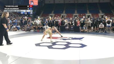 88 lbs Champ. Rd Of 32 - Ryker Rollans, Nevada vs Rylan Halverson, Iowa