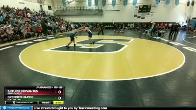 179-185 lbs Round 1 - Brenden Harris, Fort Collins vs Arturo Cervantes, Greeley West