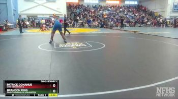 215 lbs Cons. Round 3 - Patrick Donahue, Cape Henlopen H S vs Brandon King, Charter School Of Wilmington