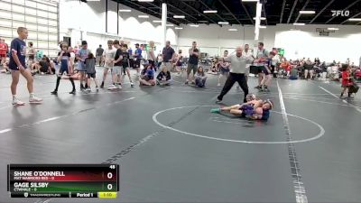 48 lbs Round 5 (6 Team) - Gage Silsby, CTWHALE vs Shane O`Donnell, Mat Warriors Red