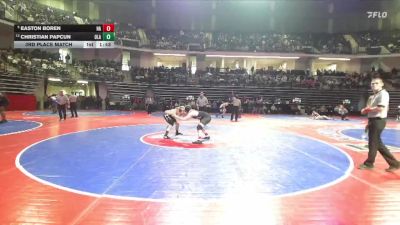 165-4A 3rd Place Match - Easton Boren, Harris County vs Christian Papcun, Ola