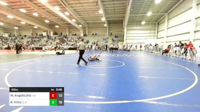 85 lbs Rr Rnd 1 - Marco Angelicchio, Indiana Outlaws Green vs Blake Kirby, Dueling Bandits