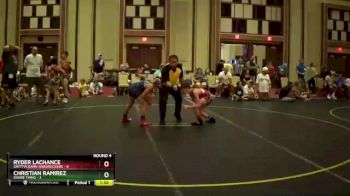 91 lbs Round 4 (6 Team) - Christian Ramirez, Shore Thing vs Ryder Lachance, Smittys Barn Hardrockers