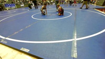 90-100 lbs Rr Rnd 2 - Ridge Haynes, Panther Youth Wrestling-CPR vs Elijah Morrison, Blazing Yetis Wrestling Club