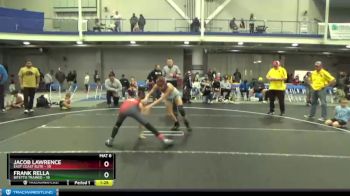 96 lbs Round 5 (8 Team) - Jacob Lawrence, East Coast Elite vs Frank Rella, Bitetto Trained