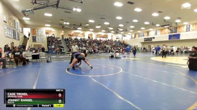 150 lbs Champ. Round 2 - Johnny Rangel, Rialto vs Cade Troxel, Newbury Park