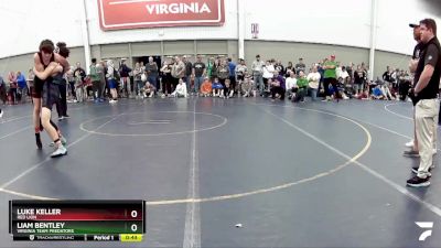 119 lbs Cons. Round 3 - Luke Keller, Red Lion vs Liam Bentley, Virginia Team Predators