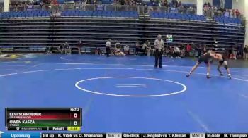 113 lbs Cons. Round 3 - Owen Kasza, OTSEGO vs Levi Schroeder, COLUMBUS GROVE