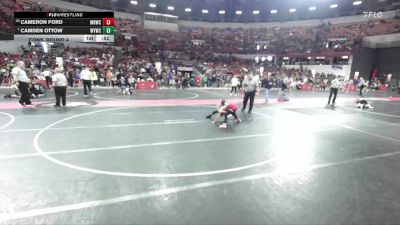 67 lbs Cons. Round 4 - Cameron Ford, Mt. Horeb Wrestling Club vs Camden Ottow, Waterford Youth Wrestling Club