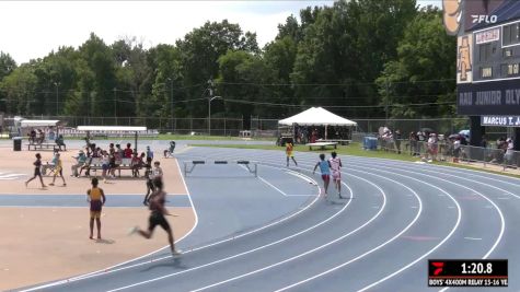 Youth Boys' 4x400m Relay, Semi-Finals 9 - Age 15-16