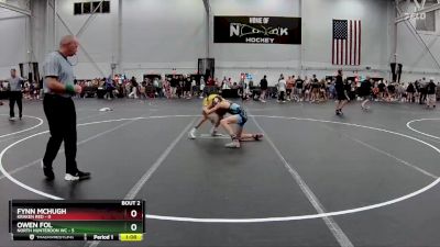 106 lbs Semis (4 Team) - Fynn McHugh, Kraken Red vs Owen Fol, North Hunterdon WC