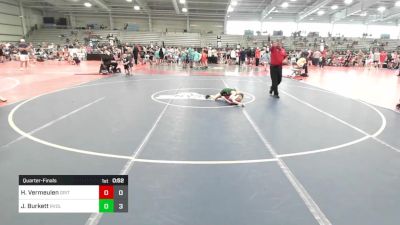 56 lbs Quarterfinal - Hunter Vermeulen, Grit Mat Club Blue vs Jacobi Burkett, Revival Uprising