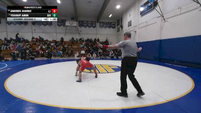 124 lbs Champ. Round 2 - Yousuf Amin, Dublin vs Andres Juarez, Independence (San Jose)