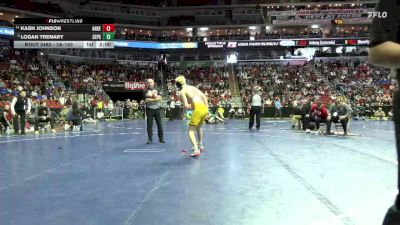 3A-150 lbs Cons. Round 4 - Logan Trenary, Southeast Polk vs Kash Johnson, Ankeny