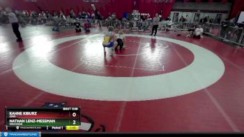 175 lbs Quarterfinal - Kahne Kiburz, Iowa vs Nathan Lenz-Messman, Wisconsin