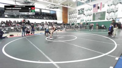 132 lbs Champ. Round 1 - Chase Antrobius, Millikan vs Connor Herkins, Villa Park