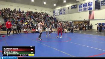 170 lbs Cons. Round 2 - Samuel Angulo, Redondo Union Wrestling vs Maverick Crane, Simi Valley
