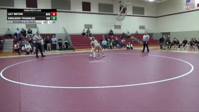 135 lbs Round 3 (3 Team) - Kenleigh Trumblee, Independence vs Lily Meyer, Marion