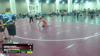 113 lbs Round 5 (10 Team) - Braxton Peterson, SD White vs Jaxson Madgey, Youth Impact Center Orange