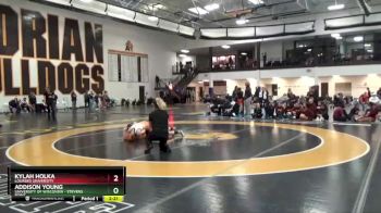 130 lbs Cons. Round 3 - Kylah Holka, Lourdes University vs Addison Young, University Of Wisconsin - Stevens Point