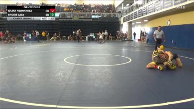 141 lbs Champ. Round 2 - Brodie Lacy, Shasta College vs Julian Hernandez, Chabot College