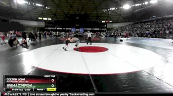84 lbs Cons. Round 2 - Wesley Wiebenga, Sumner Panthers Jr. Wrestling vs Colton Long, NW Spartans Wrestling