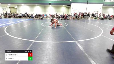 157 lbs Round Of 32 - Joey Monticello, NJ vs Kollin Rath, PA