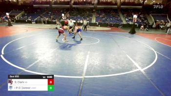 190 lbs Round Of 32 - Shane Clark, Westford Academy vs Patrick O`Connor, Londonderry