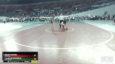 6A-132 lbs Champ. Round 2 - Tyler Bloomfield, West Salem vs Gavin Rangel, Newberg